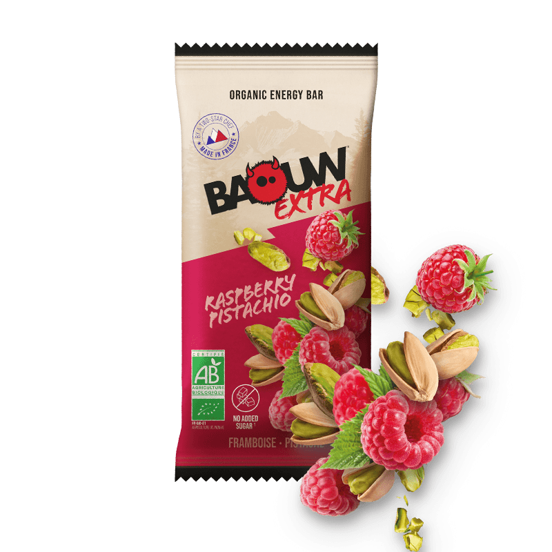 BAOUW - BARRE ÉNERGÉTIQUE FRAMBOISE PISTACHE