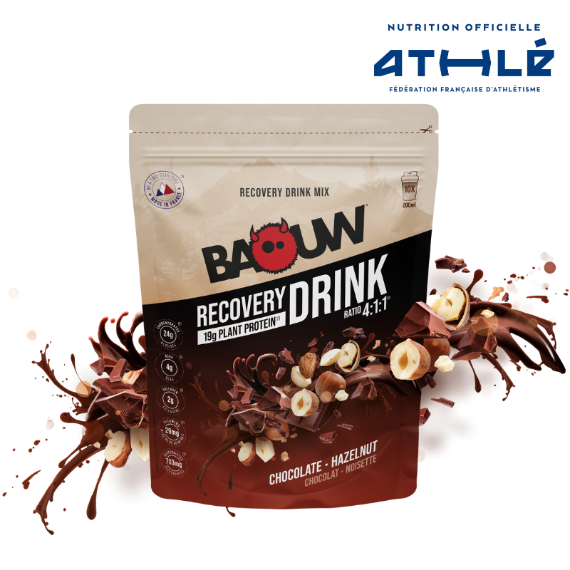 BAOUW - BOISSON DE RECUPÉRATION - CHOCOLAT / NOISETTE