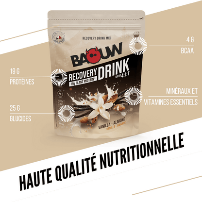 BAOUW - BOISSON DE RECUPÉRATION - VANILLE / AMANDE