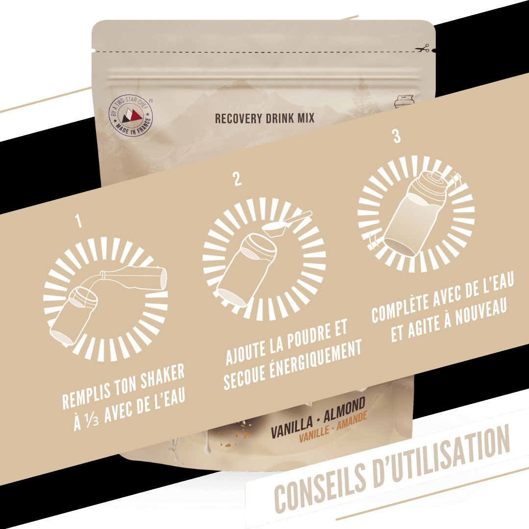 BAOUW - BOISSON DE RECUPÉRATION - VANILLE / AMANDE