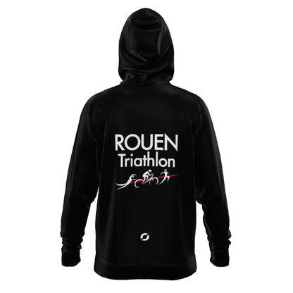 VESTE ZIPPÉE À CAPUCHE - ROUEN TRIATHLON