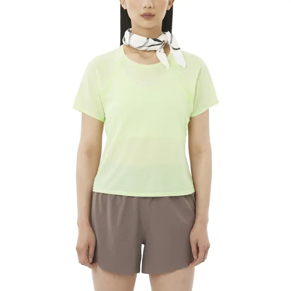 SALOMON - SHKOUT AIR CROPP SS TEE - W