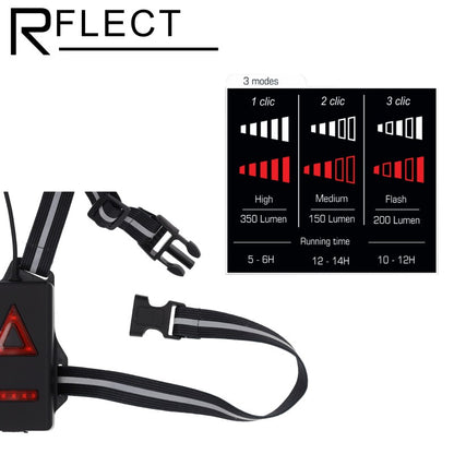 ADD-ONE - LAMPE PECTORALE DE RUNNING NIGHTVIZ