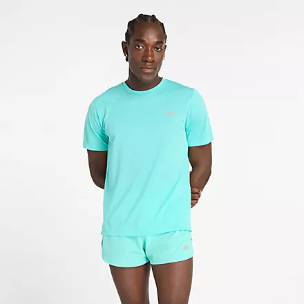 NEW BALANCE - TSHIRT ATHLETIC RUN SS - M
