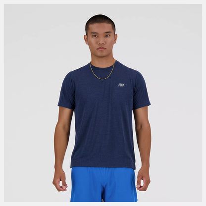 NEW BALANCE - TSHIRT ATHLETIC RUN SS - M