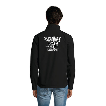 VESTE SOFTSHELL ZIPPÉE HOMME - PIRANHAS DIEPPE
