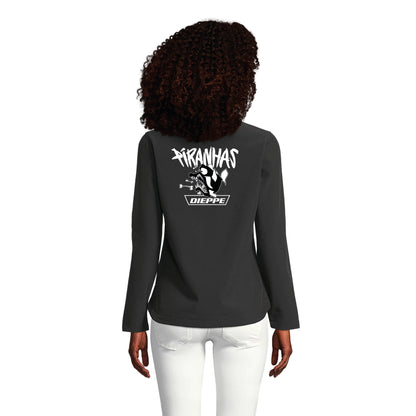 VESTE SOFTSHELL ZIPPÉE FEMME - PIRANHAS DIEPPE