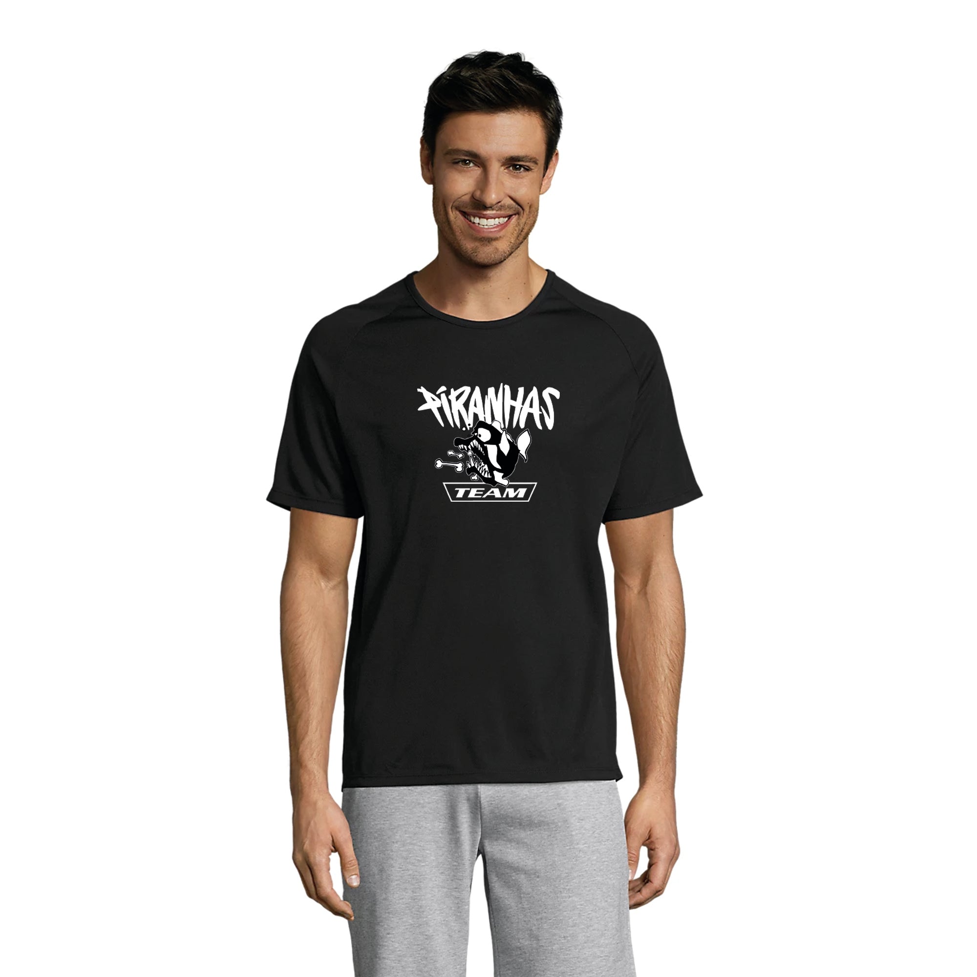 TEE-SHIRT SPORT HOMME - PIRANHAS DIEPPE