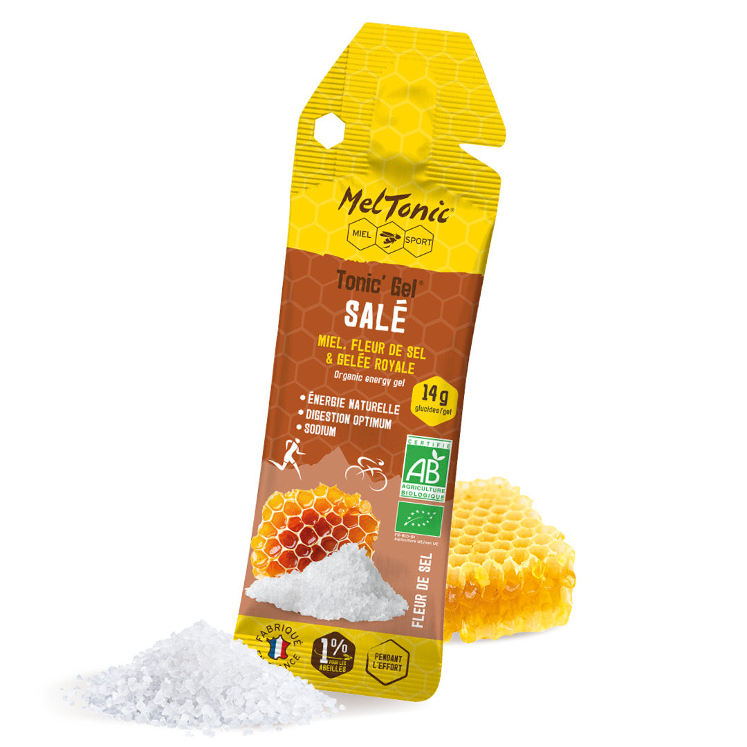 MELTONIC - GEL BIO SALÉ MIEL - FLEUR DE SEL - GELÉE ROYALE
