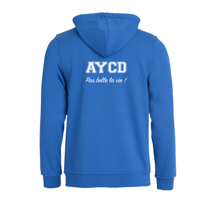 SWEAT ZIPPÉ BRODÉ AYCD HOMME