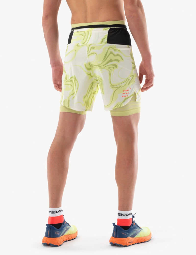 COMPRESSPORT - TRAIL RACING 2 en 1 SHORT - M