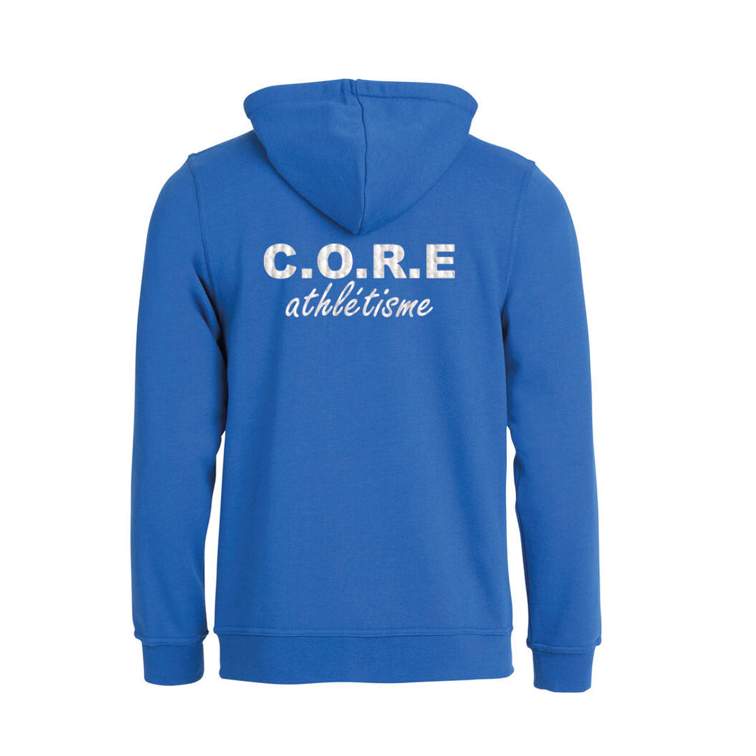 SWEAT ZIPPÉ BRODÉ CORE - UNISEXE