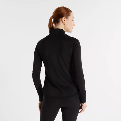 NEW BALANCE - MANCHES LONGUES ATHLETICS HEAT GRID 1/2 ZIP - WOMEN